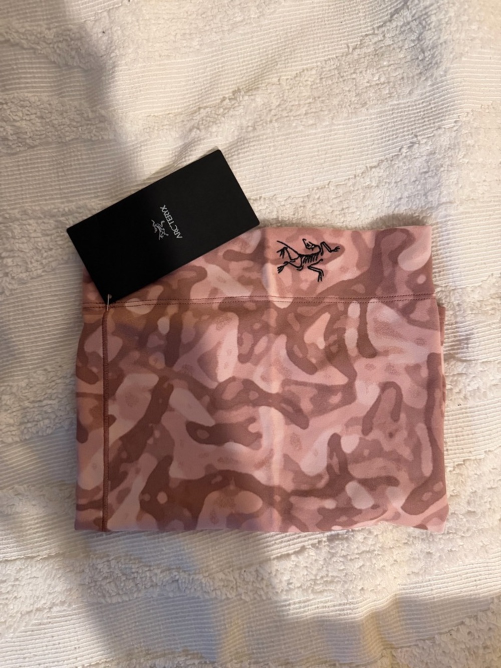 Arc'teryx Pink Camouflage Neck Warmer
